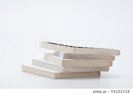 Stock of books on white background Stock of books on white background 54202538