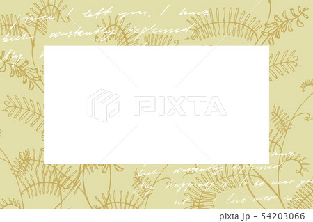 Branch of wild plant Vicia cracca. Hand drawn flowers and plants teamplate horizontal cards Branch of wild plant Vicia cracca. Hand drawn flowers and plants teamplate horizontal cards 54203066