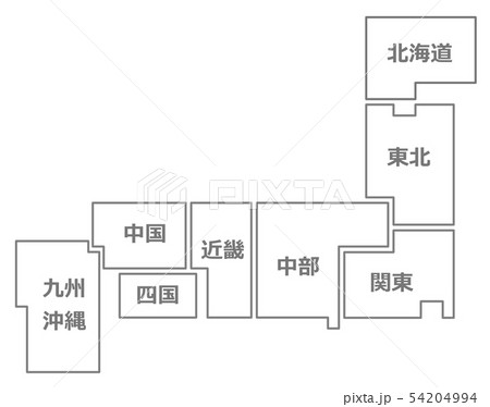 日本地図 日本地図 54204994