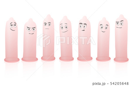 Funny Comic Condoms Happy Faces Funny Comic Condoms Happy Faces 54205648