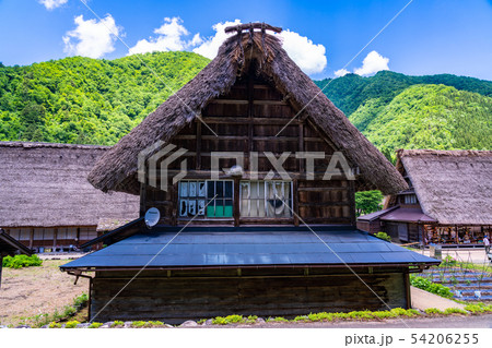 (富山県)世界遺産 五箇山 菅沼合掌造り集落 初夏 (富山県)世界遺産 五箇山 菅沼合掌造り集落 初夏 54206255