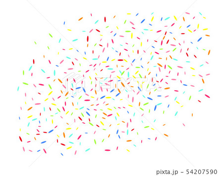 Multicolor hexagonal shape confetti light. Multicolor hexagonal shape confetti light. 54207590