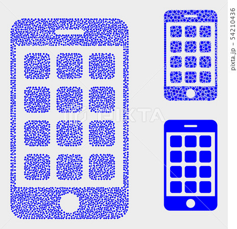 Pixel Vector Mobile Phone Icons Pixel Vector Mobile Phone Icons 54210436