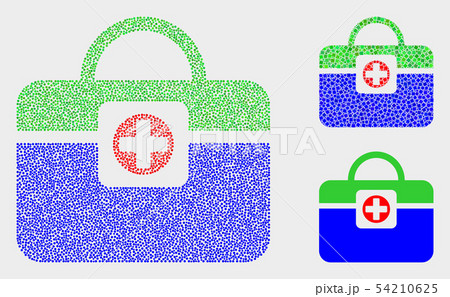 Pixel Vector Medical Handbag Icons Pixel Vector Medical Handbag Icons 54210625
