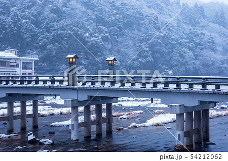 三朝温泉 冬 雪 三朝温泉 冬 雪 54212062