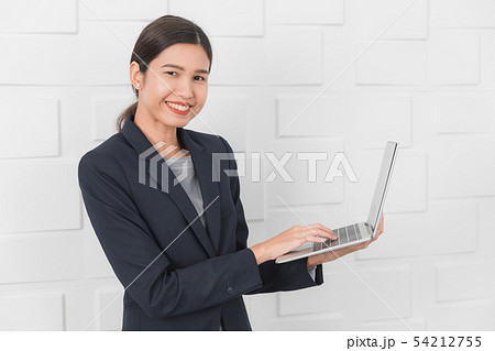young lady working at office 54212755
