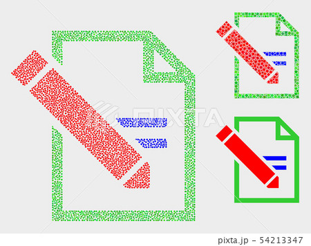 Pixelated Vector Edit Text Page Icons Pixelated Vector Edit Text Page Icons 54213347