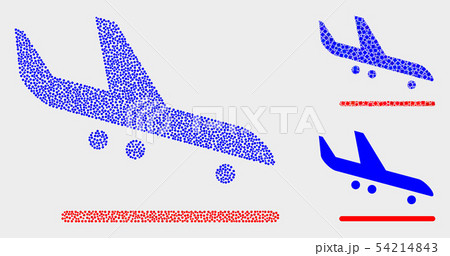 Pixel Vector Airplane Arrival Icons 54214843