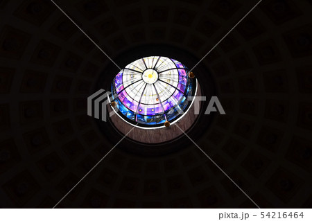 ローマ市内の古代遺跡（イタリア）サンタ・マリア・デッリ・アンジェリ教会（ディオクレティアヌス浴場跡） 54216464