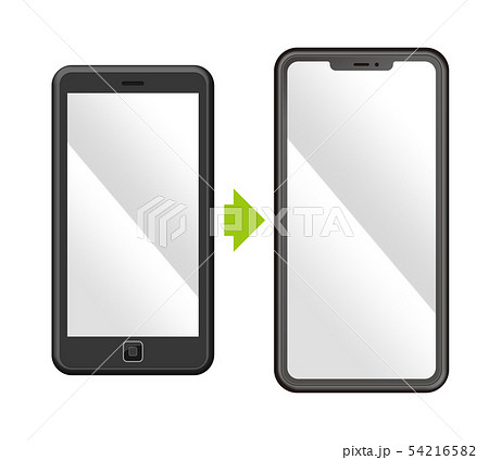 スマートフォン関連のイラスト素材