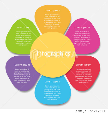 Color floral infographics, menu or options, Color floral infographics, menu or options, 54217824