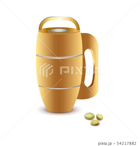 Soy milk maker. Grain blending machine .Healthy lifestyle. 54217882