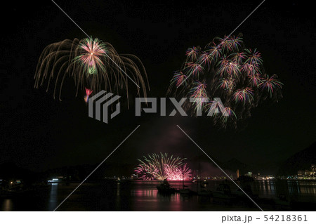 黒船祭花火大会　静岡県下田市 54218361