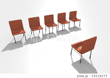 椅子　(並べた椅子) 54219273