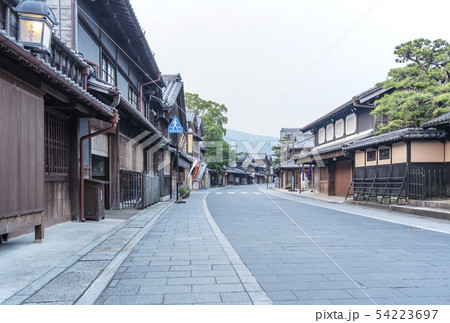 おはらい町参道　伊勢神宮内宮前　お伊勢さん　伊勢志摩観光 54223697