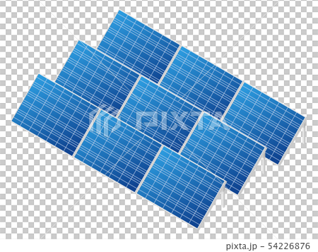 ソーラーパネルのイラスト素材 54226876 Pixta