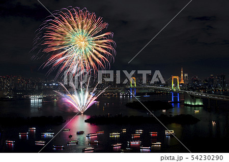 【東京】お台場の花火イメージ 54230290