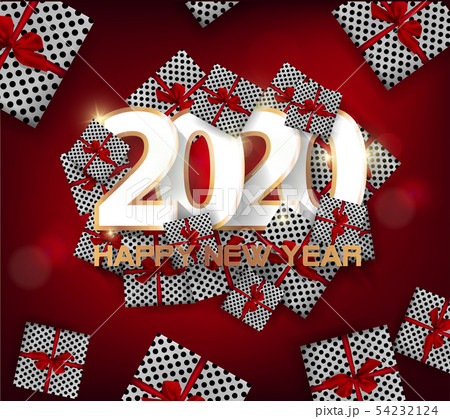 Happy New Year 2020, merry christmas.  54232124