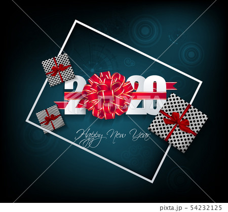 Happy New Year 2020, merry christmas.  54232125