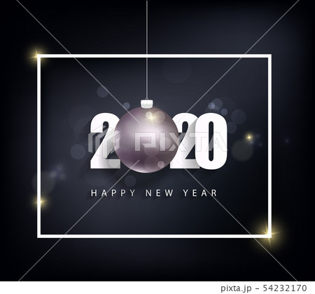 Happy New Year 2020, merry christmas. Happy New Year 2020, merry christmas. 54232170