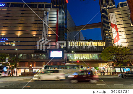 天神 渡辺通り 大通り 夜景 天神 渡辺通り 大通り 夜景 54232784
