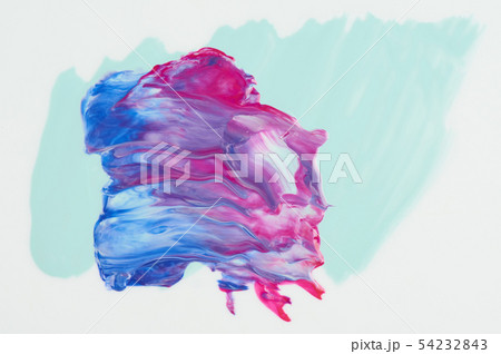Abstract blue and red paint 54232843