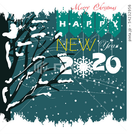Happy New Year 2020, merry christmas. Happy New Year 2020, merry christmas. 54232956