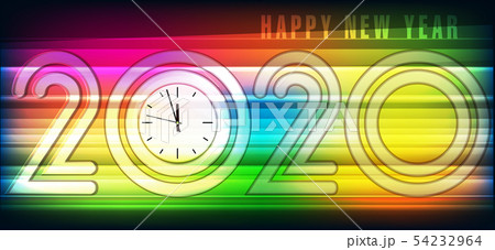 Happy New Year 2020, merry christmas.  54232964