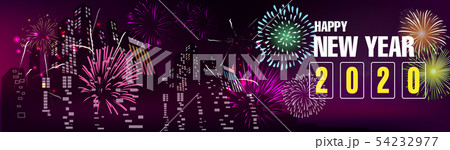 Happy New Year 2020, merry christmas. Happy New Year 2020, merry christmas. 54232977