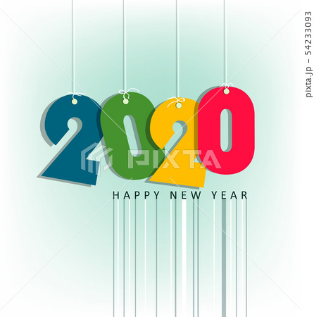 Happy New Year 2020, merry christmas. Happy New Year 2020, merry christmas. 54233093