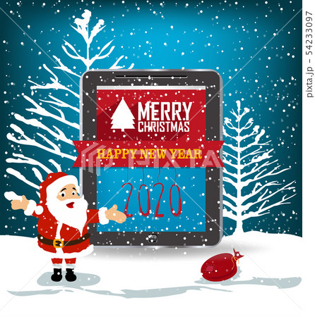 Happy New Year 2020, merry christmas. Happy New Year 2020, merry christmas. 54233097