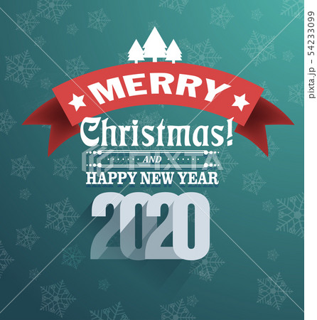 Happy New Year 2020, merry christmas. Happy New Year 2020, merry christmas. 54233099
