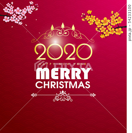 Happy New Year 2020, merry christmas.  54233100