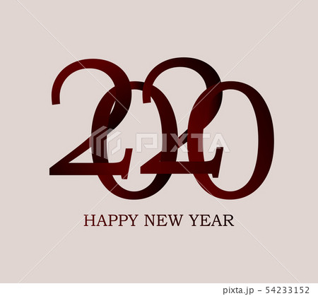 Happy New Year 2020, merry christmas.  54233152