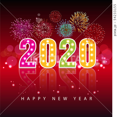 Happy New Year 2020, merry christmas. Happy New Year 2020, merry christmas. 54233155