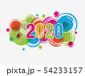Happy New Year 2020, merry christmas.  54233157