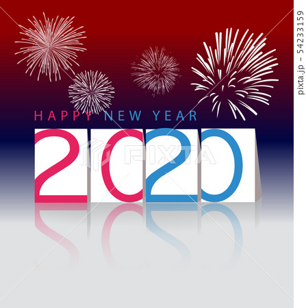 Happy New Year 2020, merry christmas.  54233159