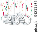 Happy New Year 2020, merry christmas.  54233162