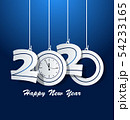 Happy New Year 2020, merry christmas.  54233165