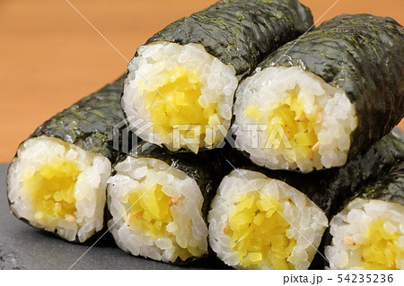 新香巻き 細巻きの写真素材