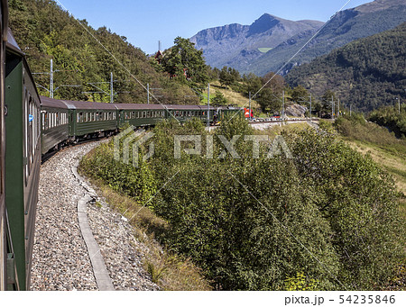Norway - Flom railway, from station Flom Norway - Flom railway, from station Flom 54235846