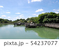 長岡天満宮「八条池」当時の領主・八条宮が造らせた池で4月には池の中央の参道にはキリシマツツジが咲く 54237077