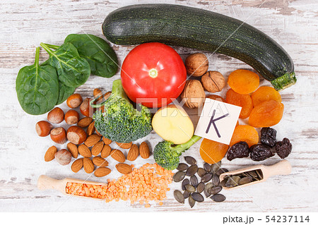 Natural ingredients as source potassium 54237114