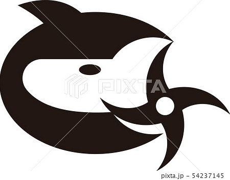 忍者ロゴイラスト 54237145