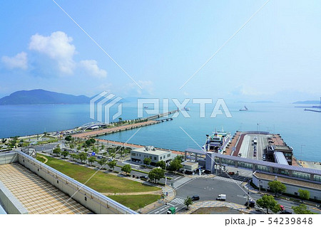 女木島と高松港 女木島と高松港 54239848