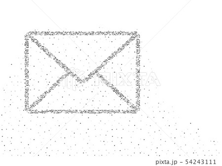 Email symbol shape Particle Geometric Square box 54243111