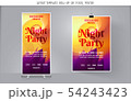 Modern abstract party flyer. 54243423