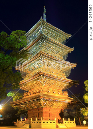 【香川県】　四国霊場　総本山善通寺　「ライトアップ」 54243569