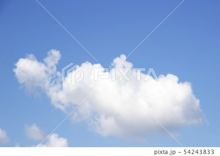 Blue sky and white clouds,Soft white clouds 54243833