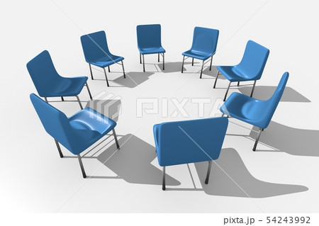 椅子　(並べた椅子) 54243992